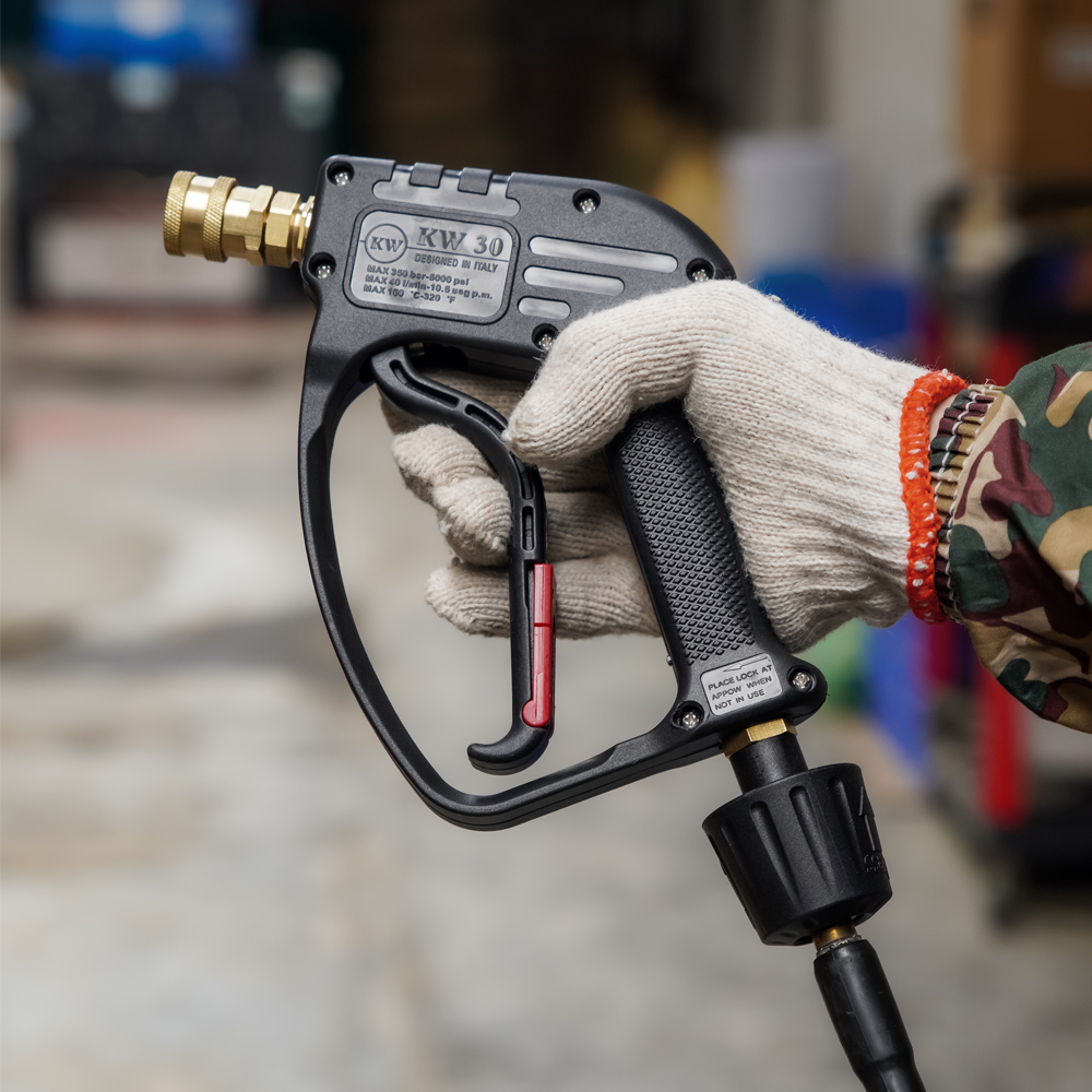 Háþrýstibyssa 1/4" sem passar beint á heimilis háþrýstidælu