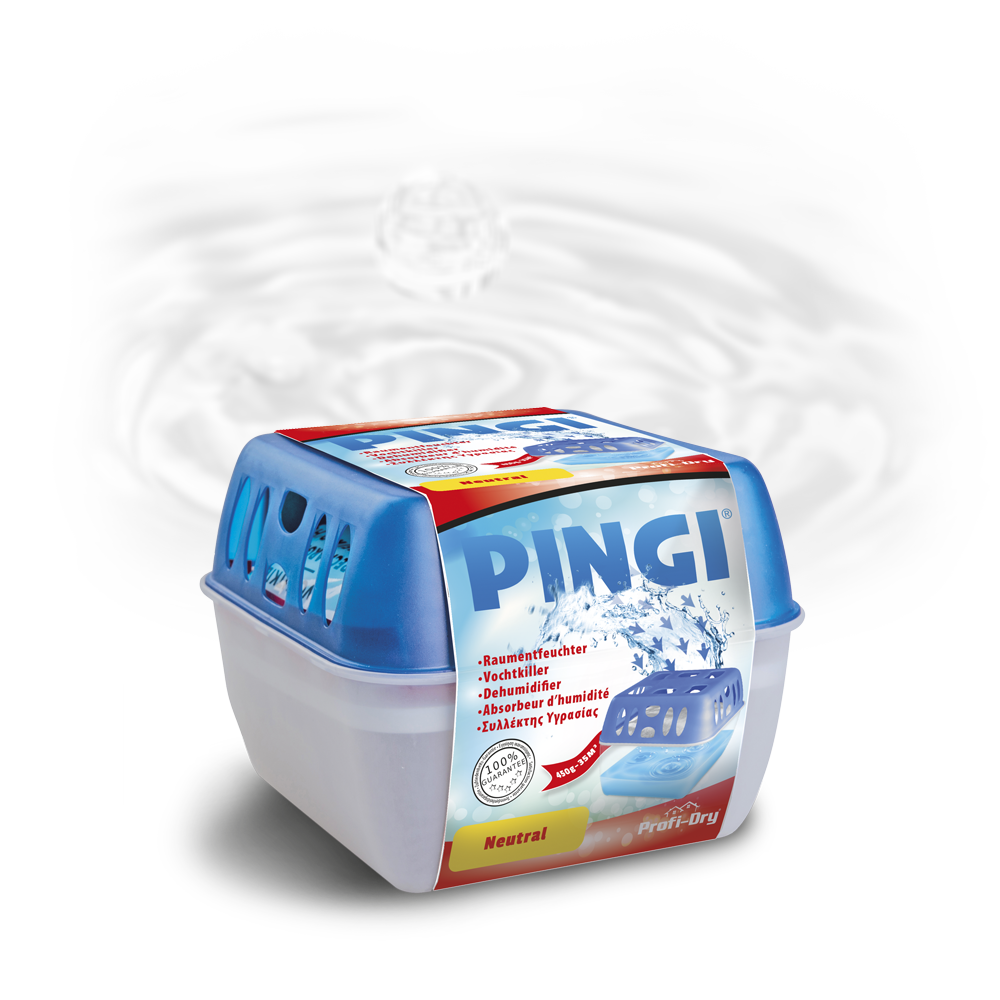 Pingi Profi-Dry Box með einni fylling 450gr.