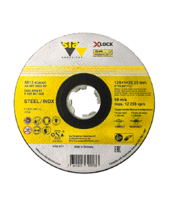 Skurðarskífa X-LOCK STEEL/INOX 115 mm. x 1 mm.