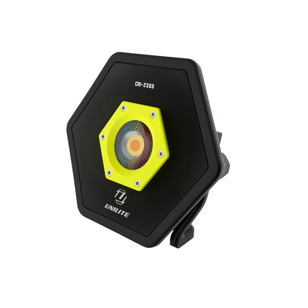 UNILITE CRI-3350 HEX kastari 3350lm detail- og litaljós